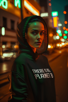Hoodie Unisex "There is no Planet B"