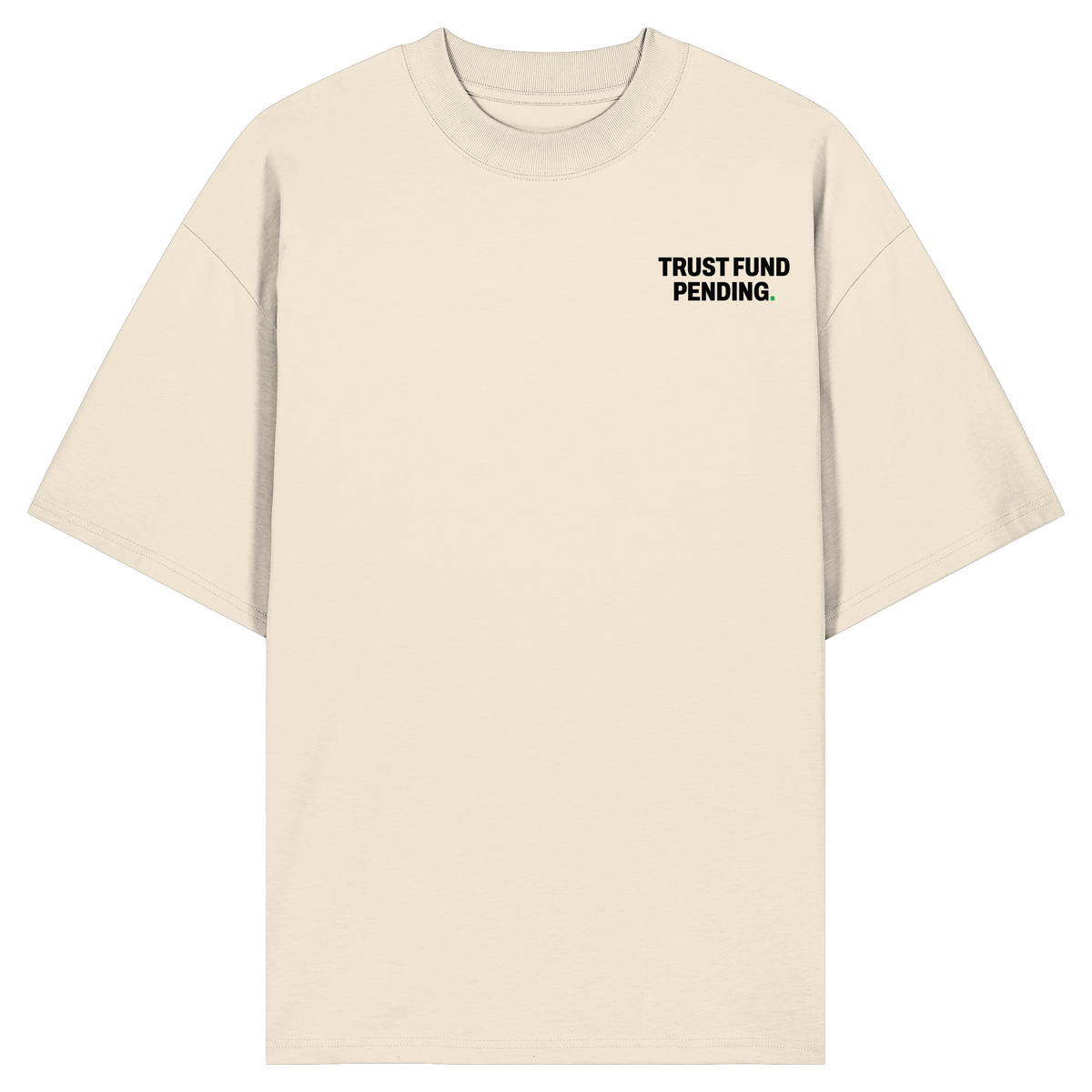 TRUST FUND PENDING. — TEE · LIGHT · SMALL PRINT