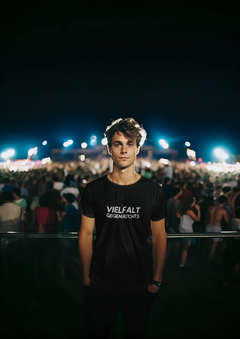 T Shirt Unisex "Vielfalt gegen Rechts"